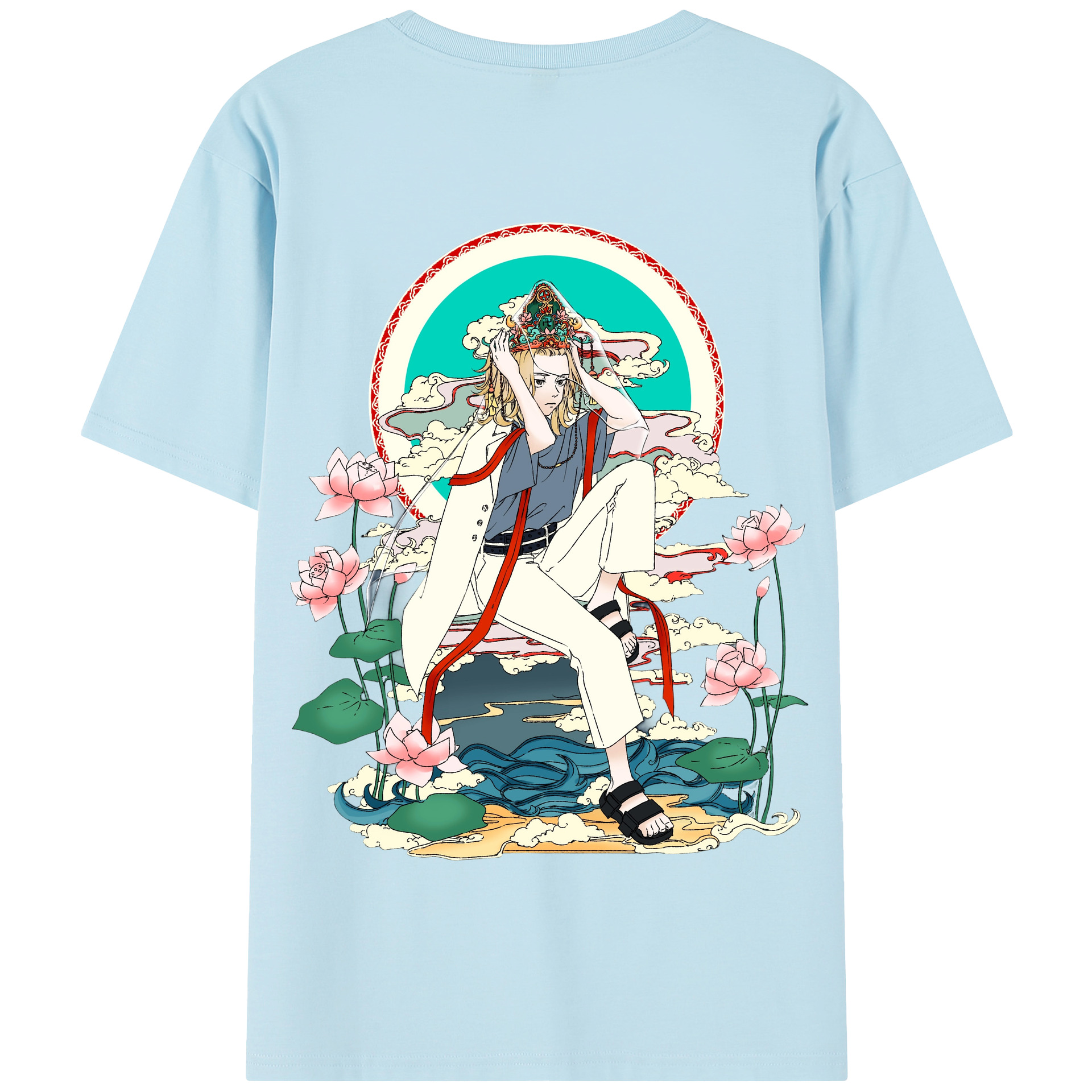 （画像用） 東京リベンジャーズ Tokyo Revengers 綿100％半袖Tシャツ（背面プリント）